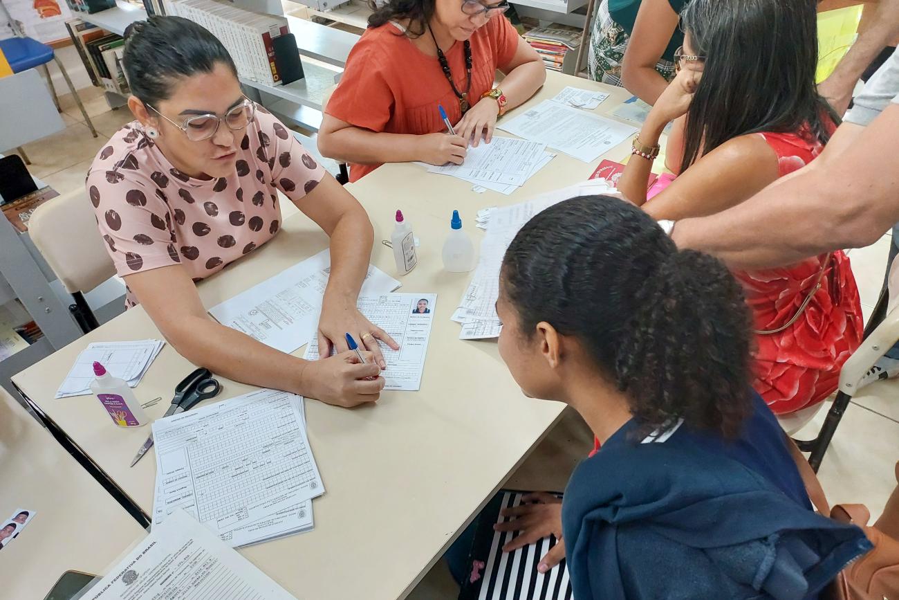 Ação Cidadania em Escola de Belém