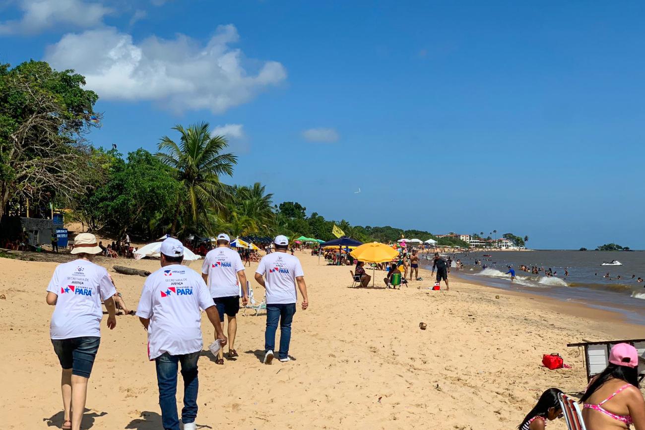 Seju realiza orientação e fiscalização em balneários