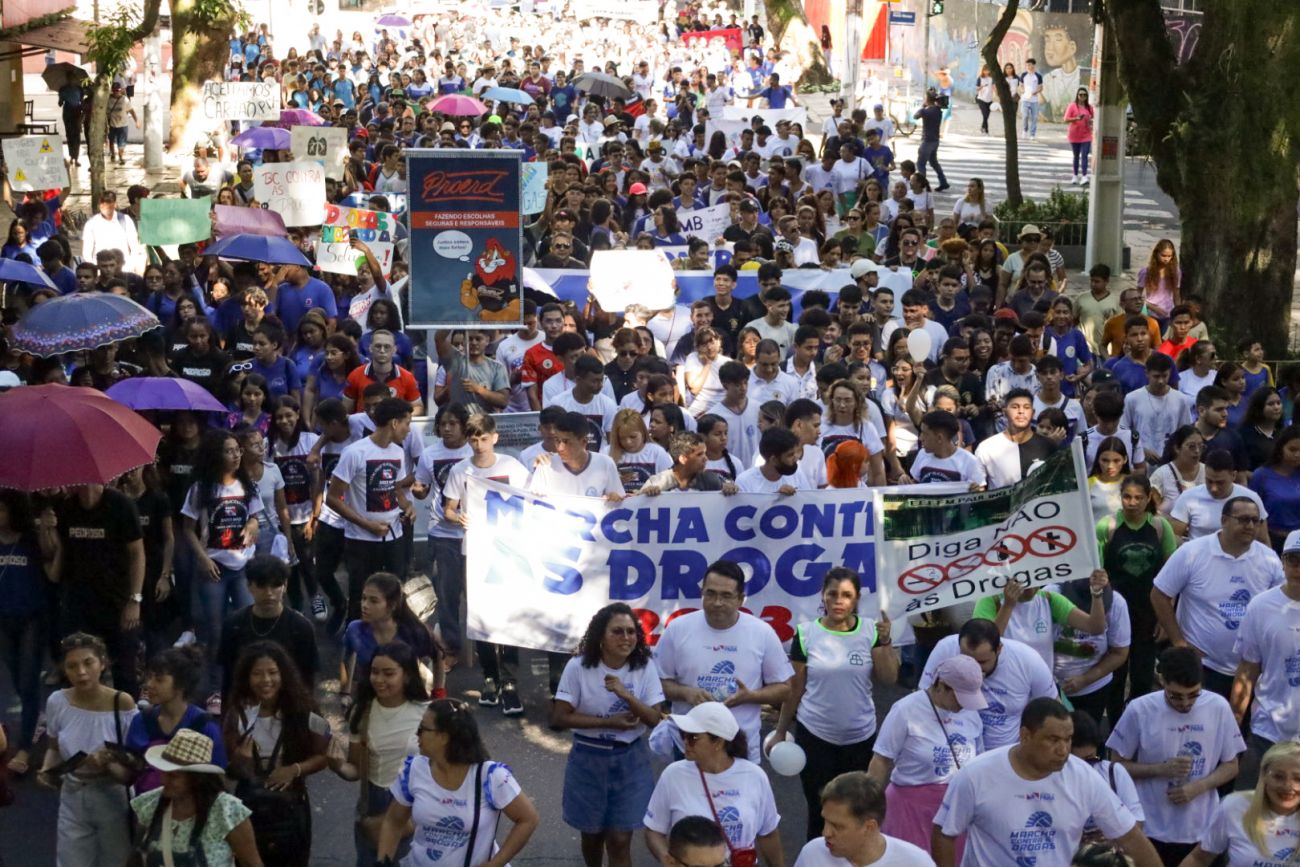 Marcha contra as Drogas 2023 em Belém