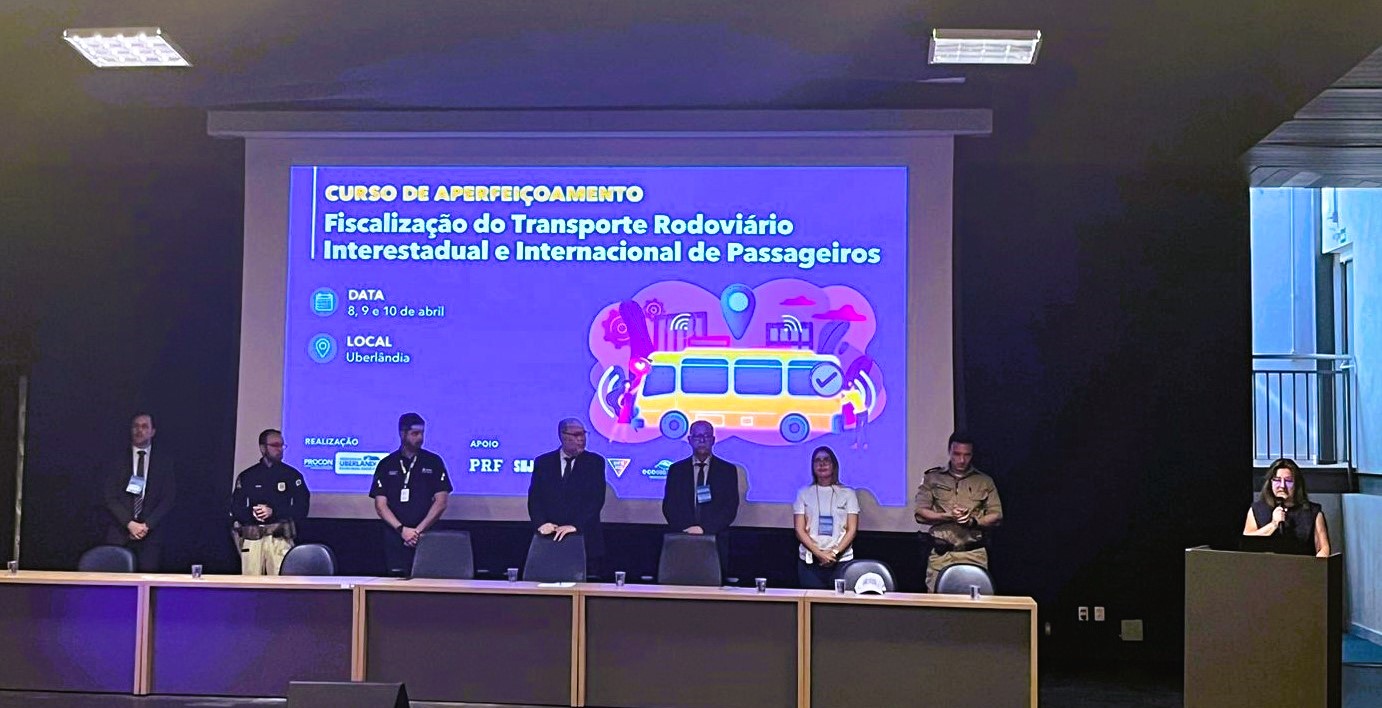 Abertura do curso de aperfeiçoamento de fiscalização de transporte rodoviário de passageiros