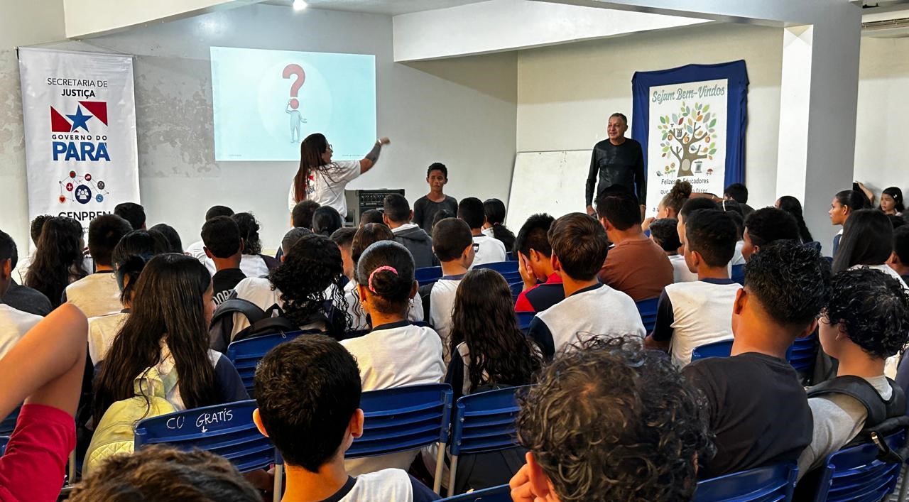 Palestra para alunos da rede pública 