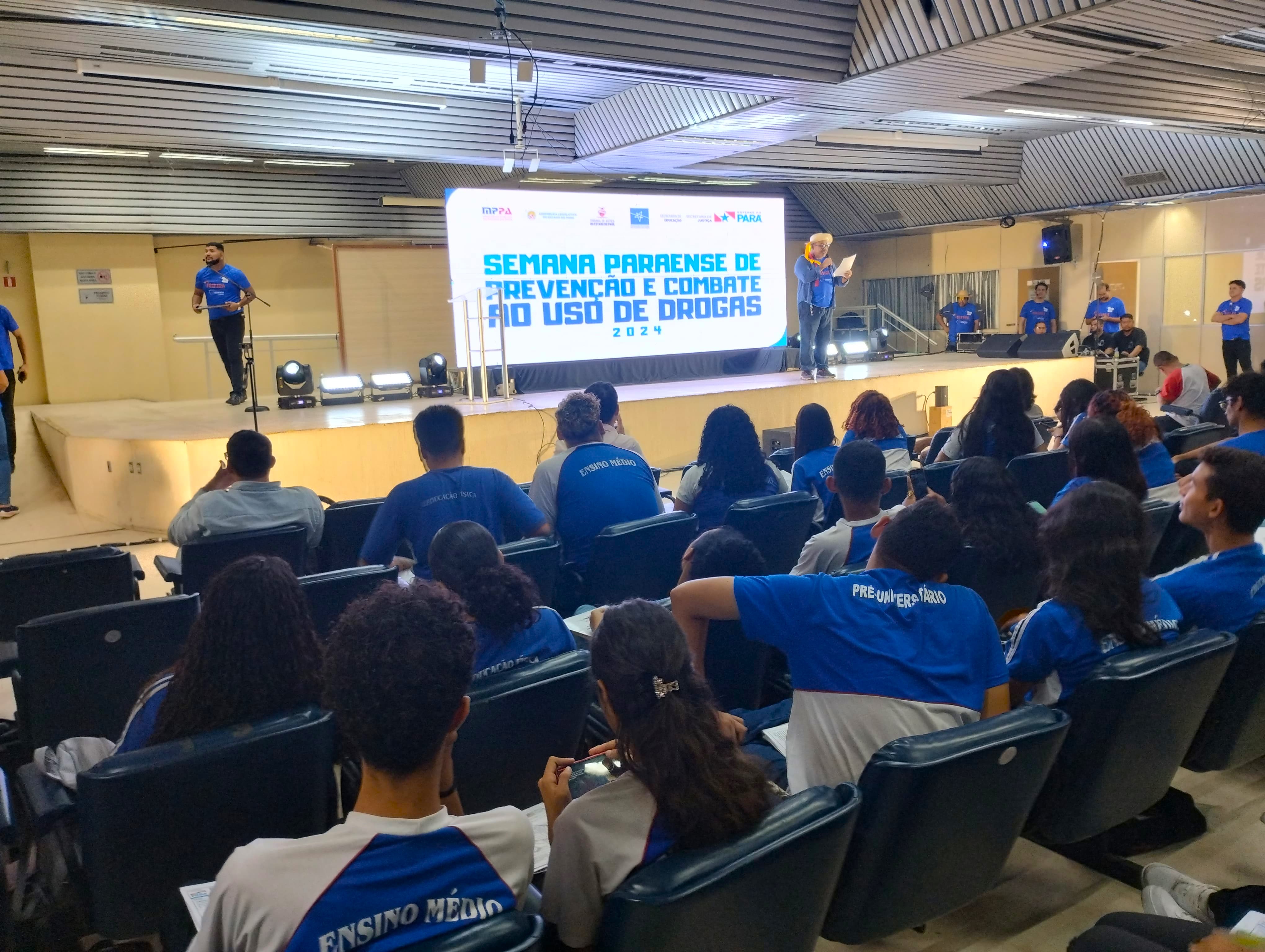 Seju promove conferência sobre prevenção às drogas para alunos da rede estadual