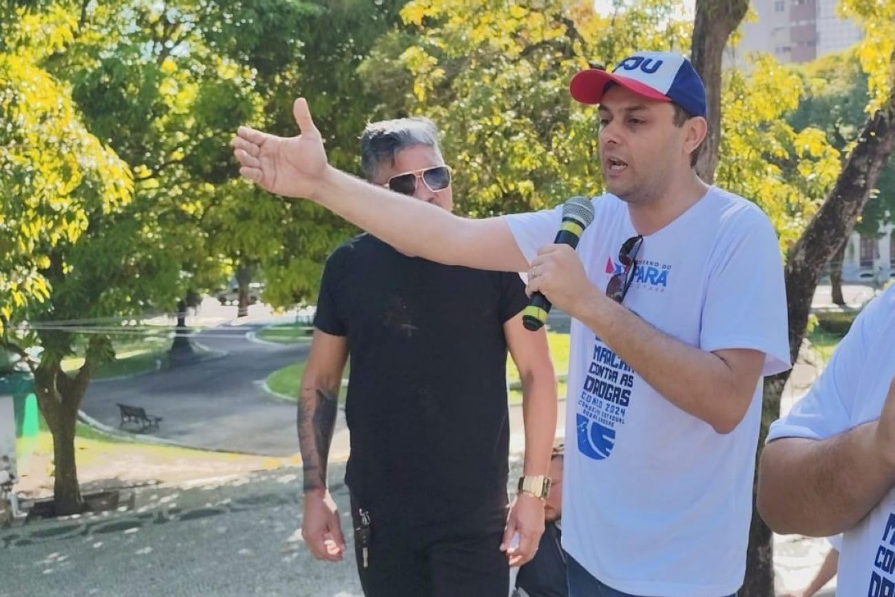 Secretário de Justiça, Evandro Garla, fez o discurso de abertura