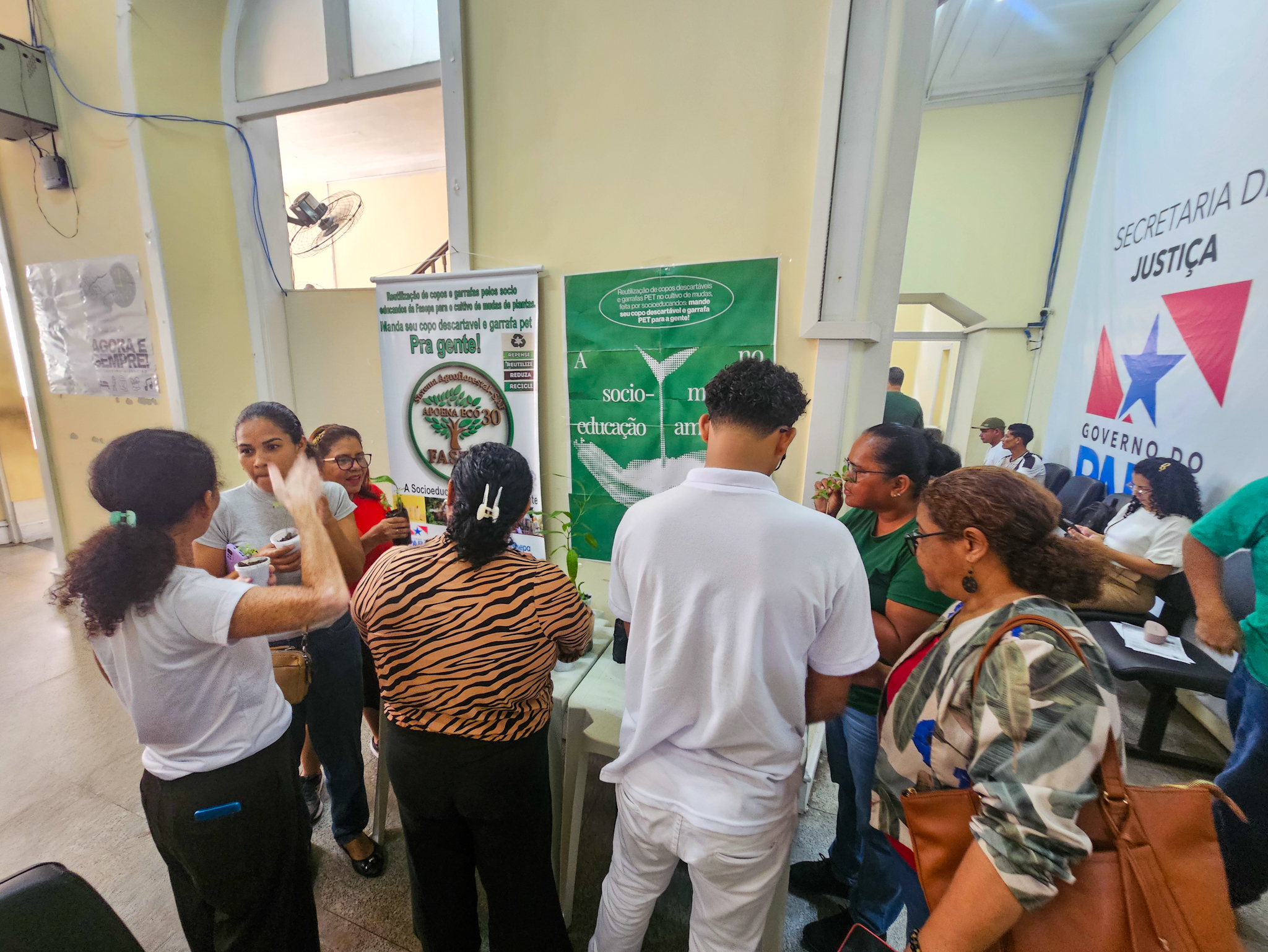 Ação ambiental Seju e Fasepa
