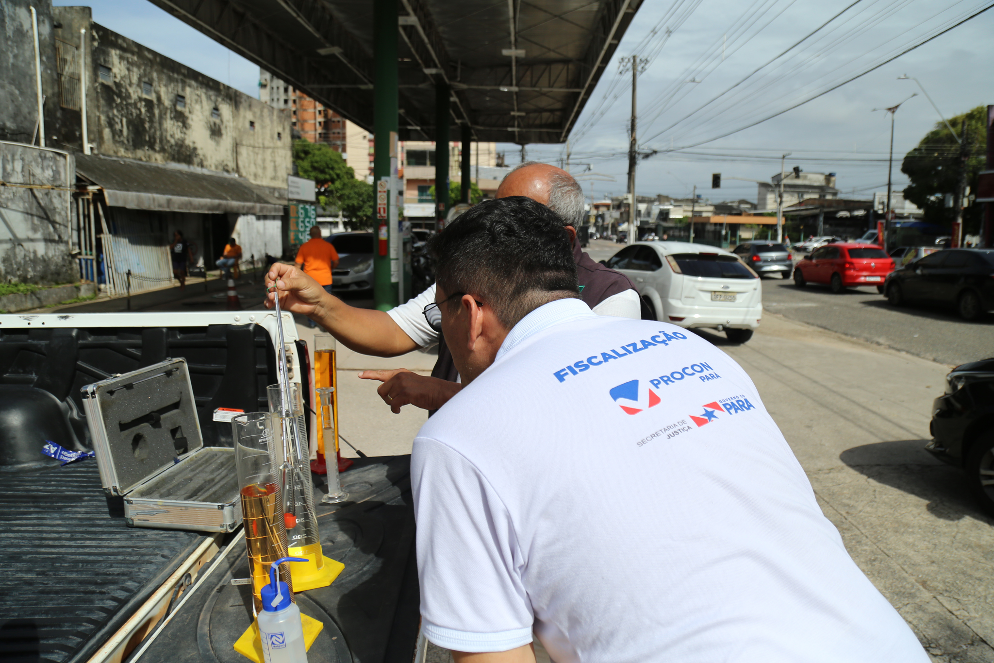 Fiscalização Procon Pará em postos