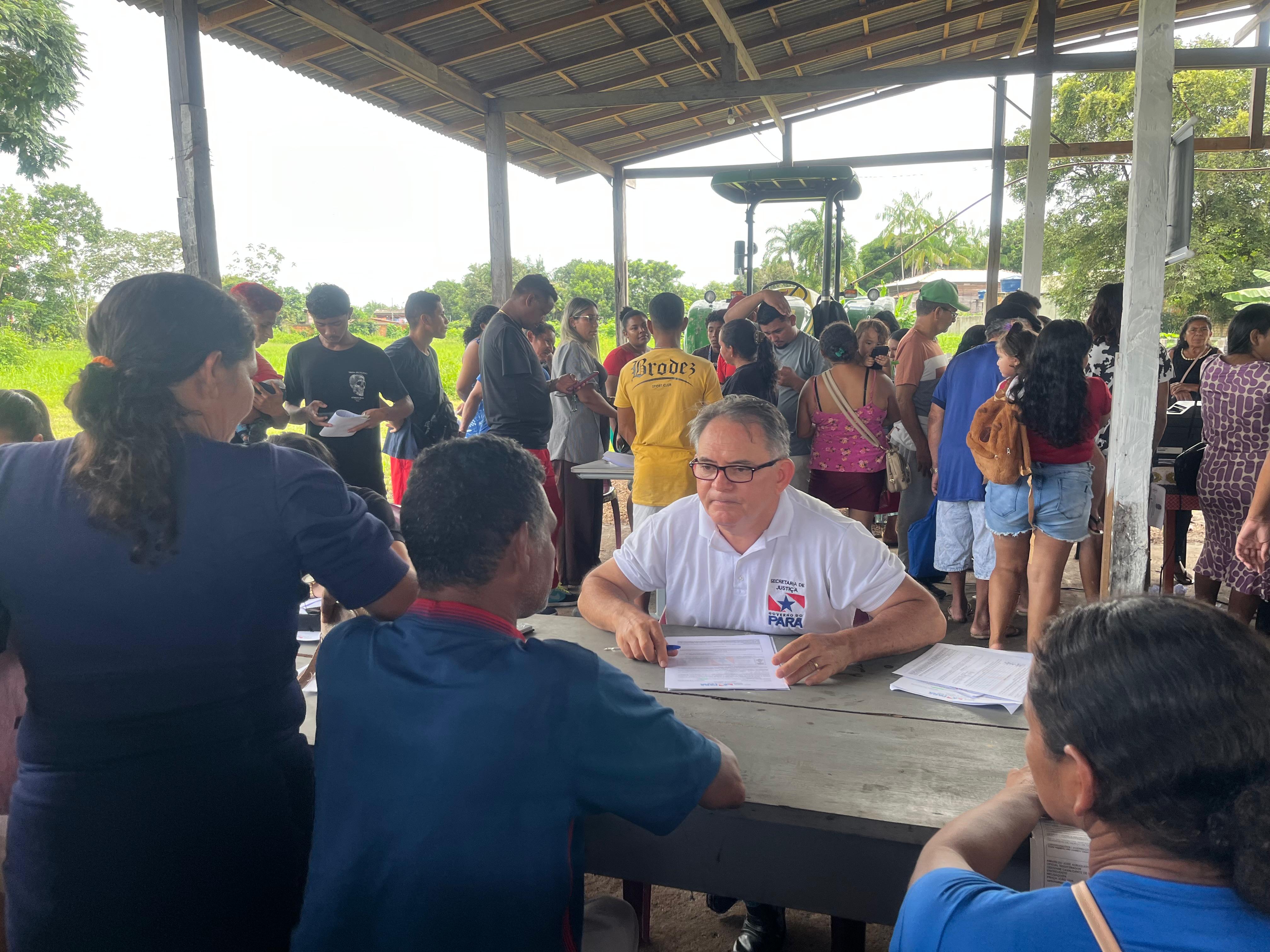 Ação da Seju no Marajó