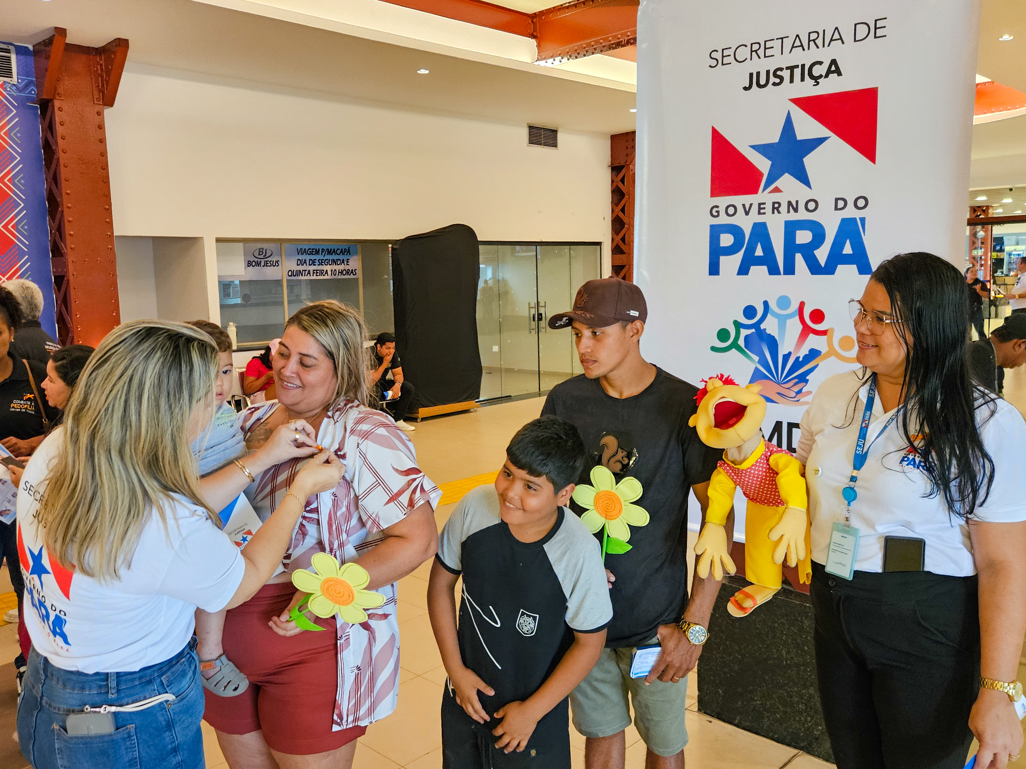 Ação Maio Laranja em Belém
